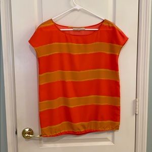 Ann Taylor LOFT Orange Top. Size Medium.